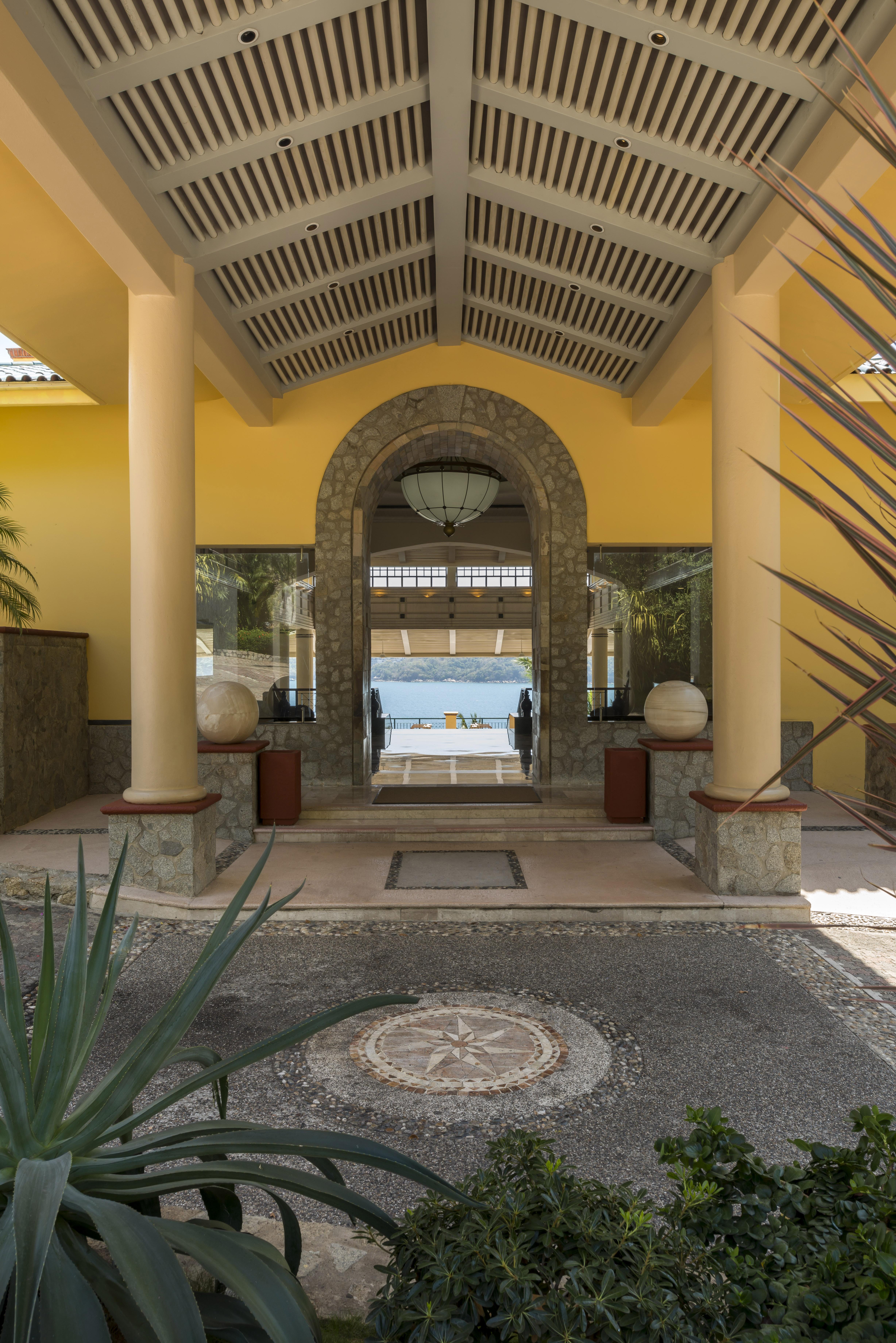 فندق Camino Real Acapulco Diamante المظهر الخارجي الصورة Entrance to the hotel