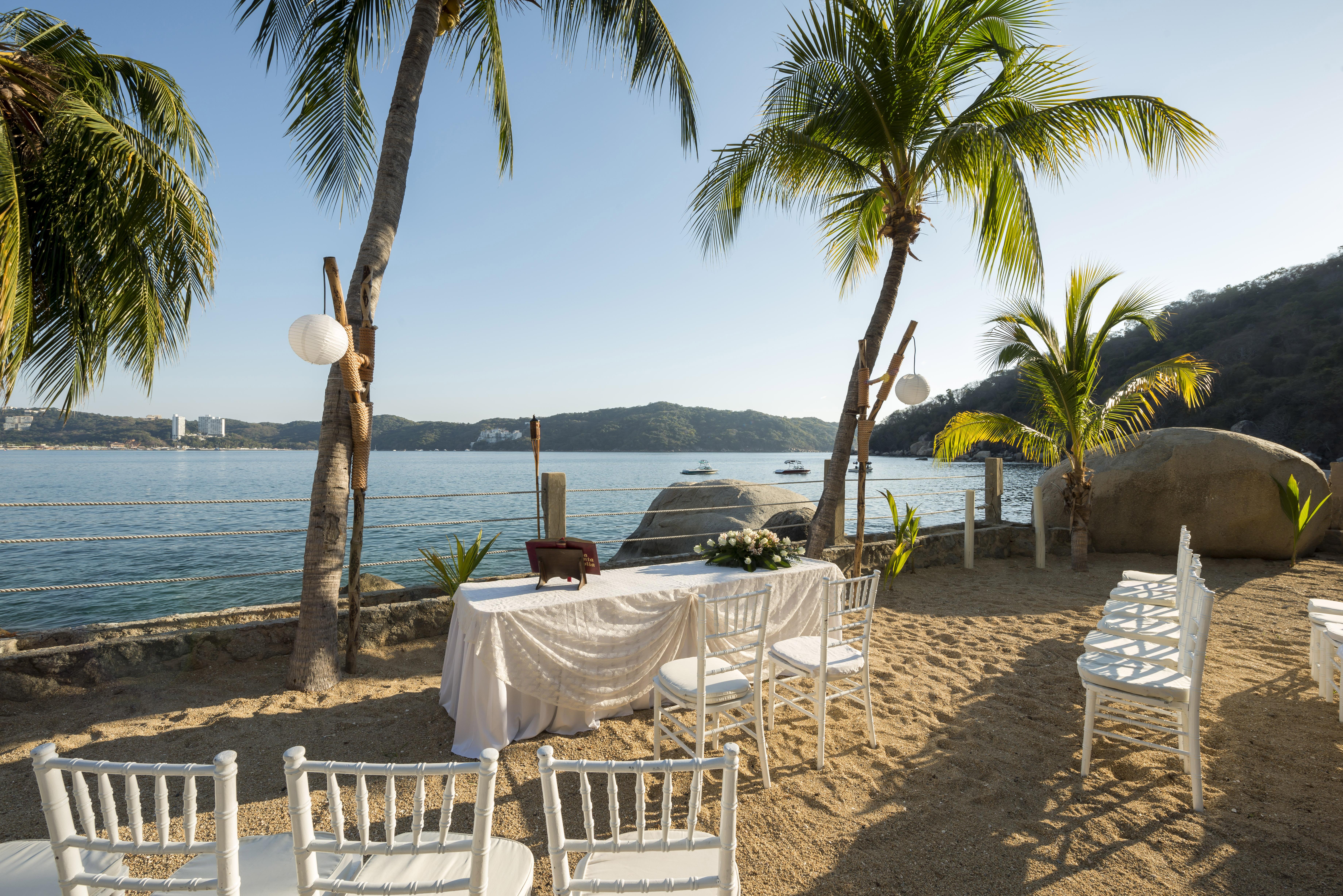 فندق Camino Real Acapulco Diamante المظهر الخارجي الصورة Beach at the resort